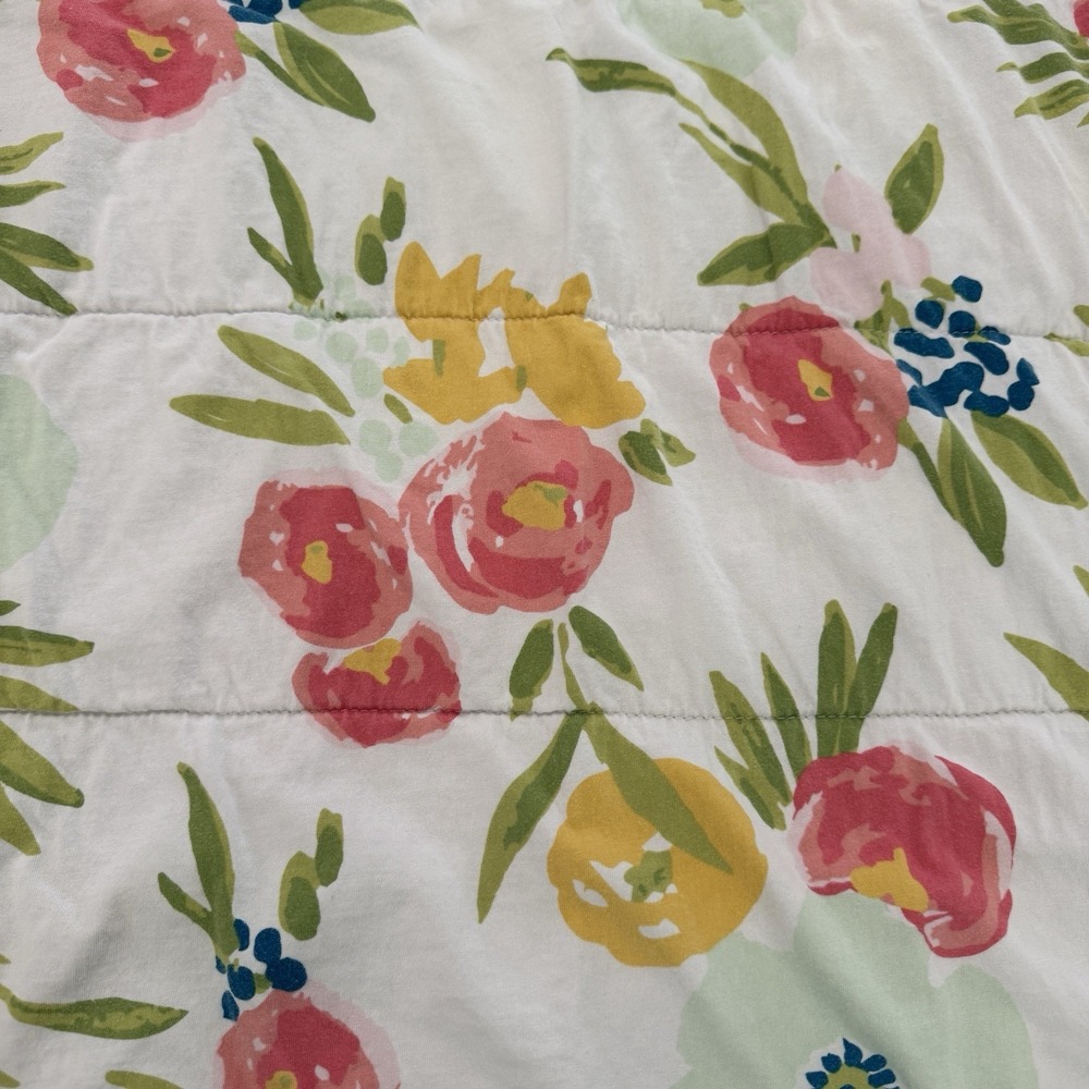 Target Cloud Island‎ Floral Field Baby Blanket Quilted Reversible Flowers Pinks - Picture 3 of 8